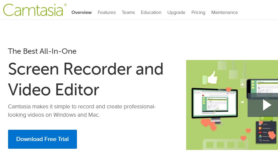 camtasia trial for mac