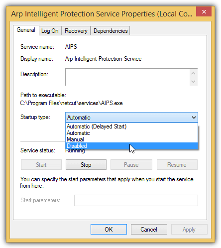 Netcut Arp protection
