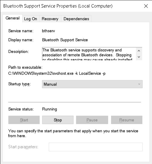 scms-t support service properties