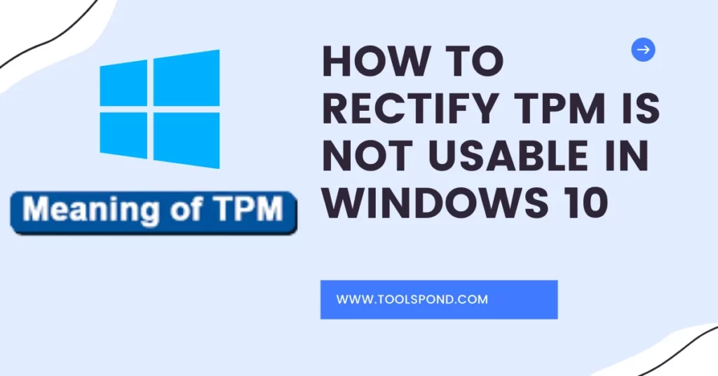 TPM is Not Usable