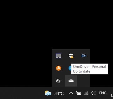 System Tray-OneDrive