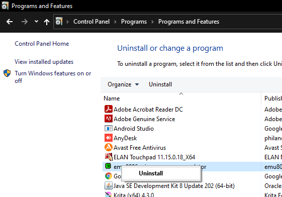 uninstall adware.g00 using control panel