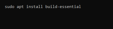 install-build-essential