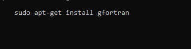 install-gfotran cannot execute binary file