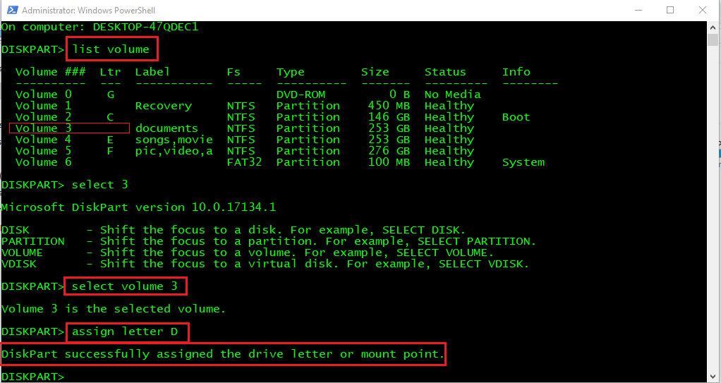ASMT 2115 USB device change with command prompt