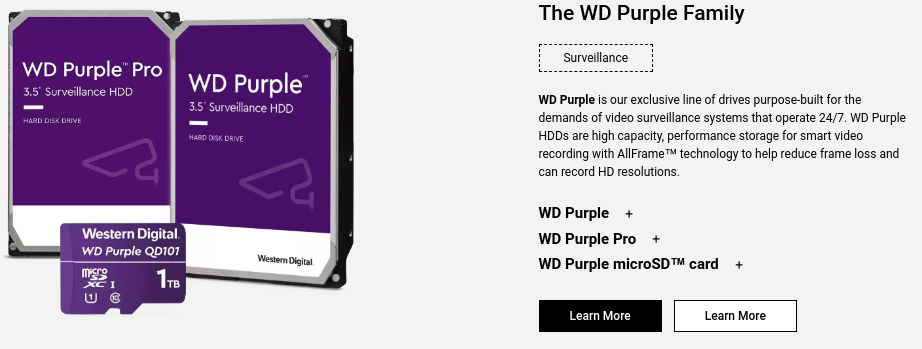 WD Purple.