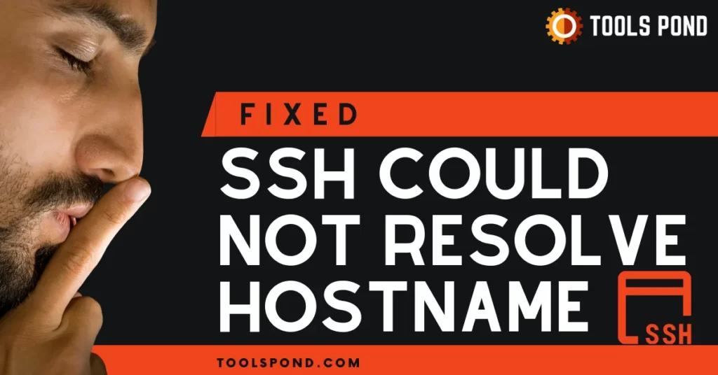 ssh could not resolve hostname