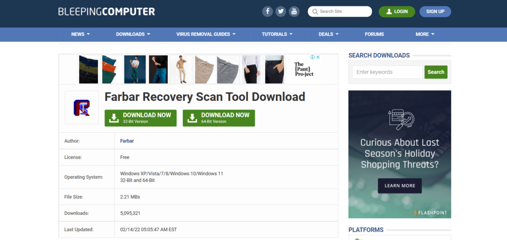 farbar recovery scan tool is is safe