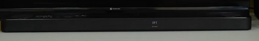 The soundbar is not synced with LG TV.