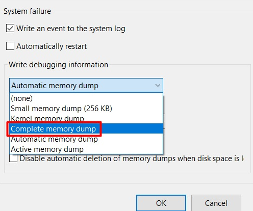 Application of Memory Dump