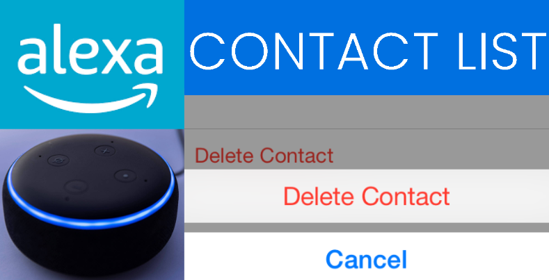 How can users easily remove contacts from Alexa? Is there any simple method for it?