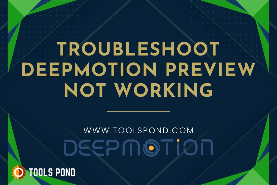 DeepMotion Preview Not Working
